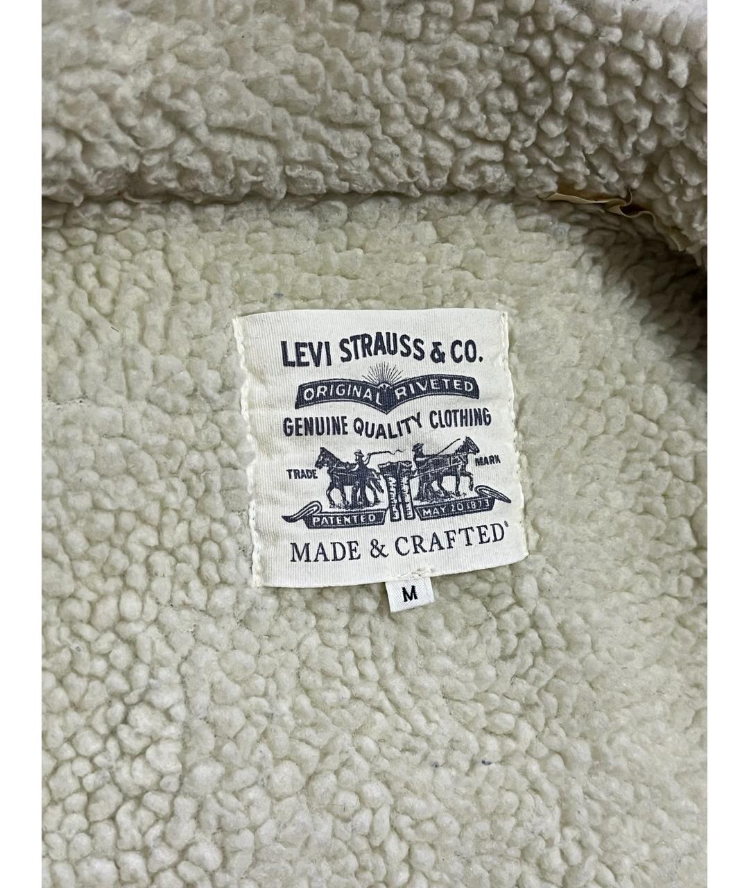 LEVI'S Голубая деним куртка, фото 7