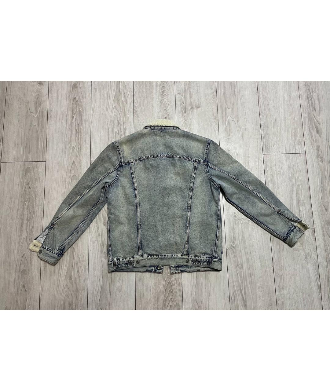 LEVI'S Голубая деним куртка, фото 3