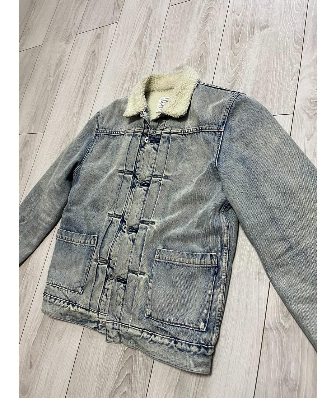 LEVI'S Голубая деним куртка, фото 4