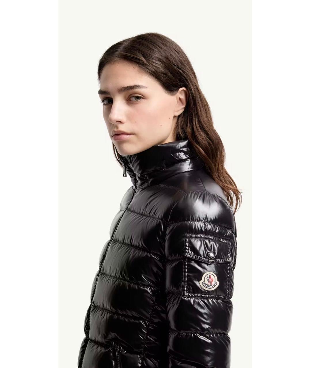 MONCLER Черная куртка, фото 4