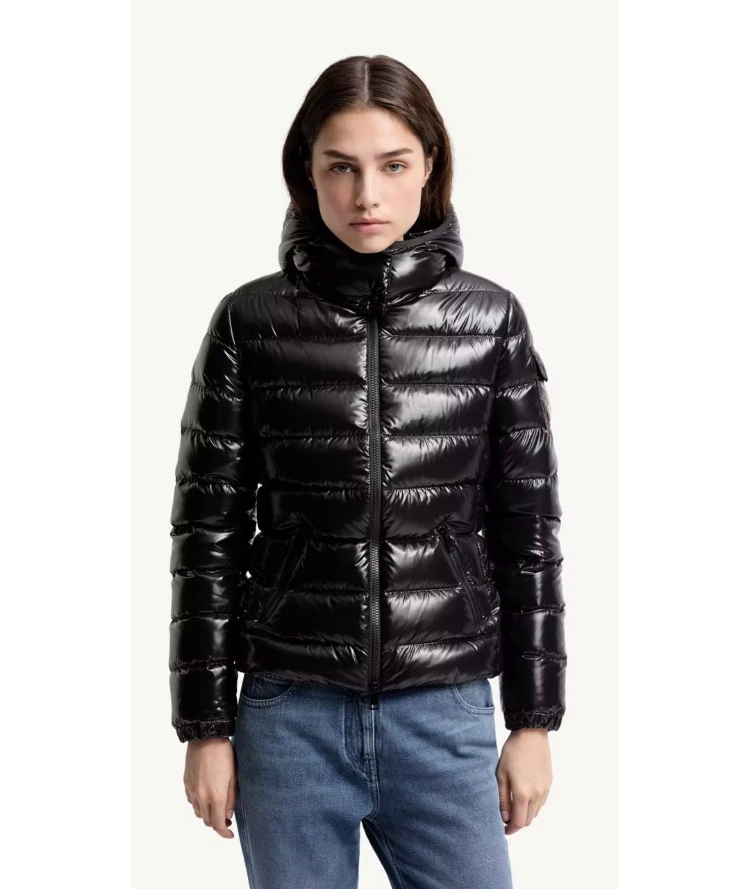 MONCLER Черная куртка, фото 2