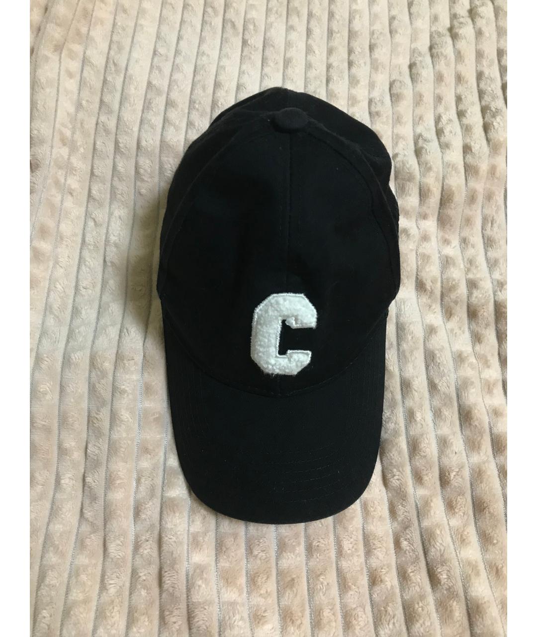 CELINE Черная хлопковая кепка, фото 4