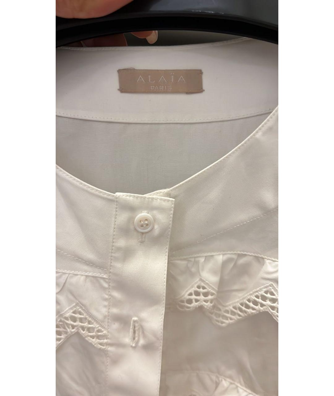 ALAIA Белая блузы, фото 3