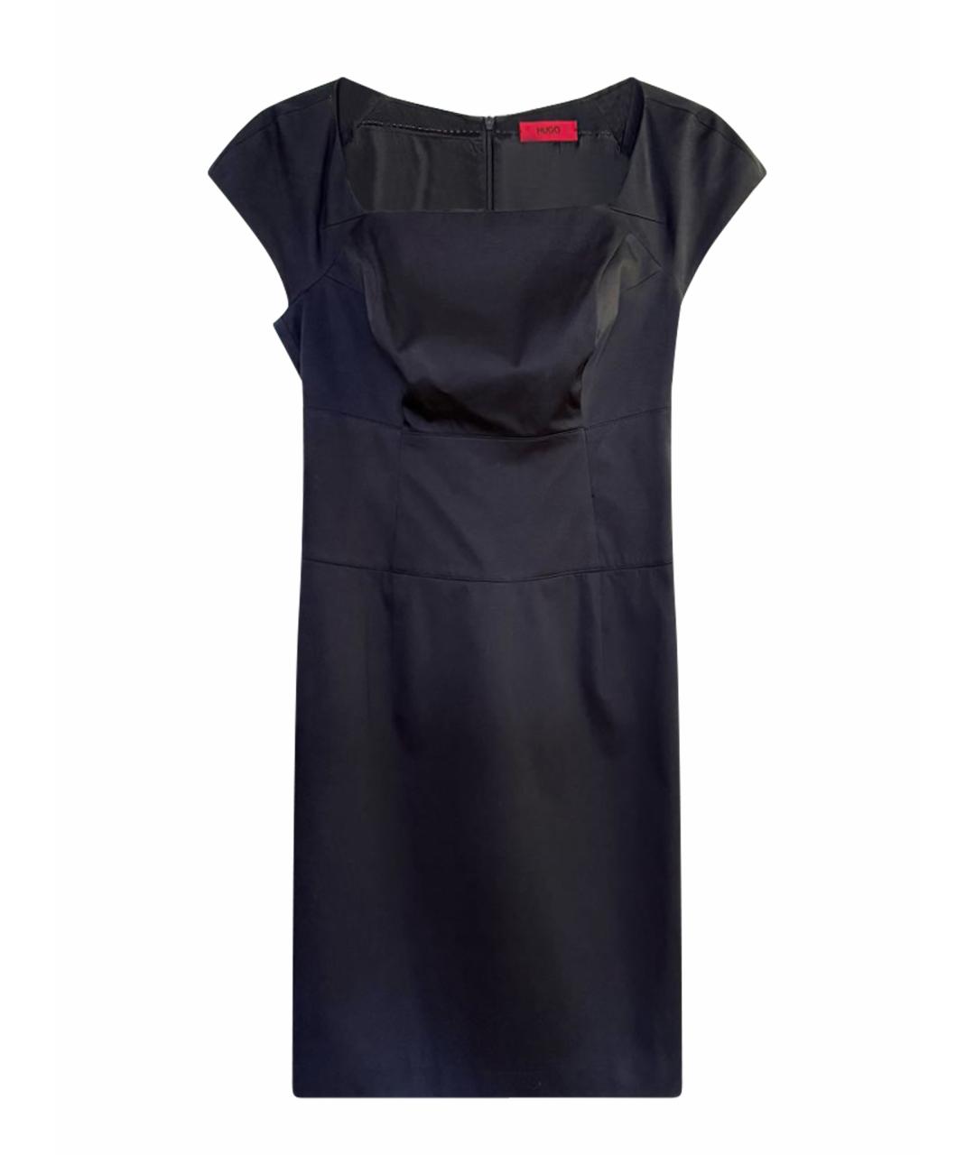 HUGO BOSS Черное коктейльное платье, фото 1