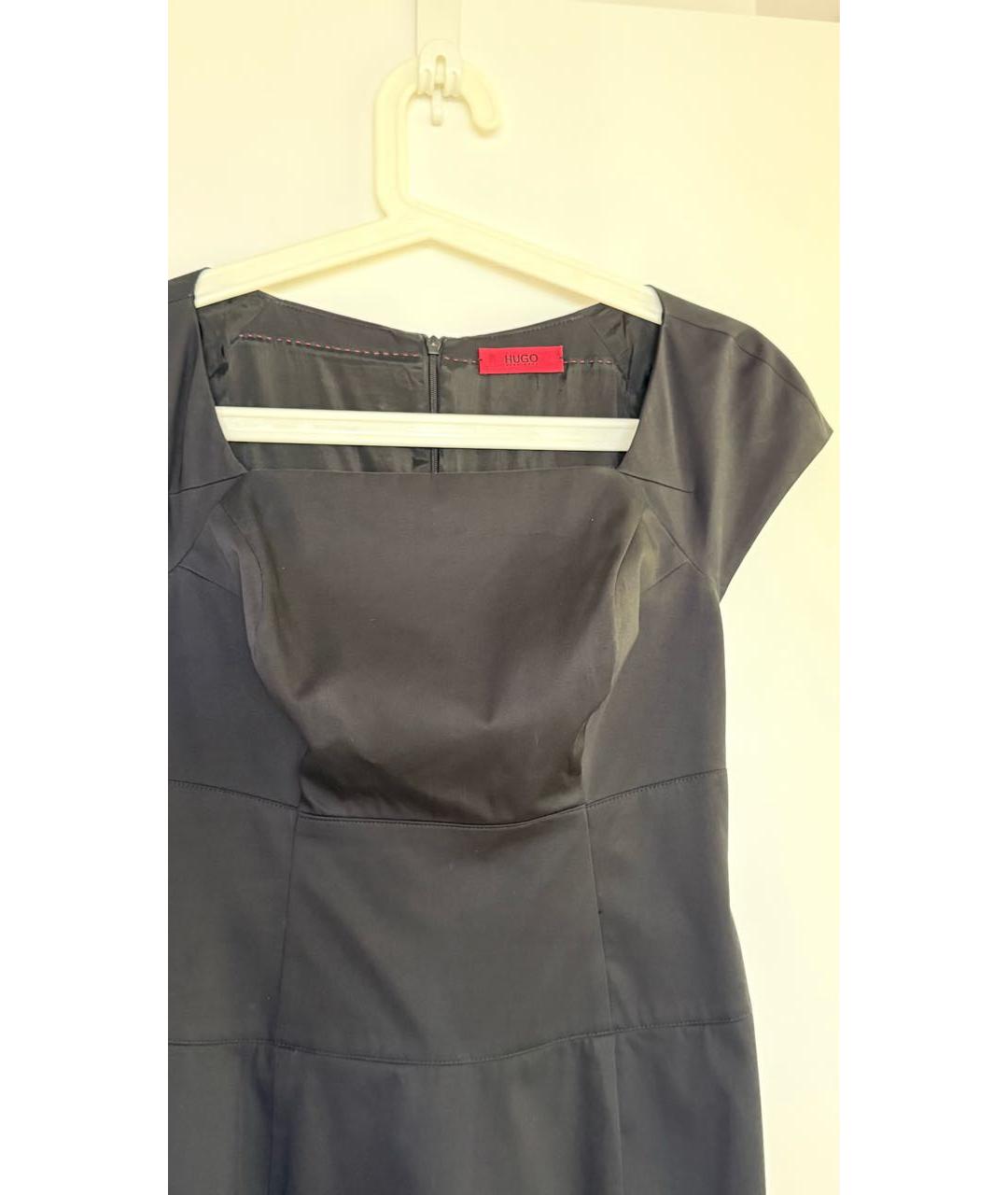 HUGO BOSS Черное коктейльное платье, фото 2