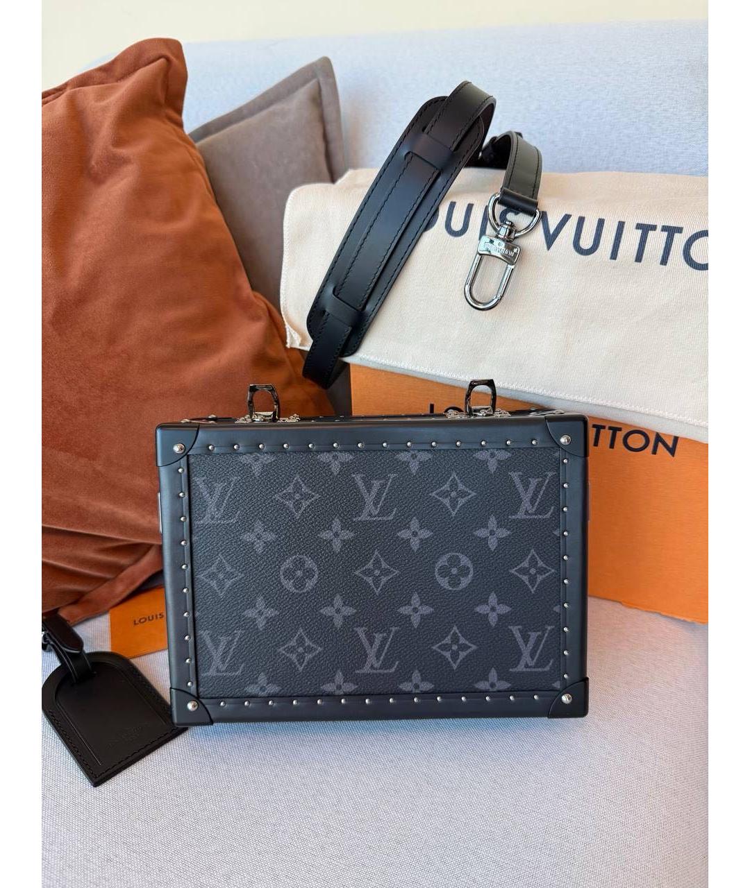 LOUIS VUITTON Черная сумка на плечо, фото 2