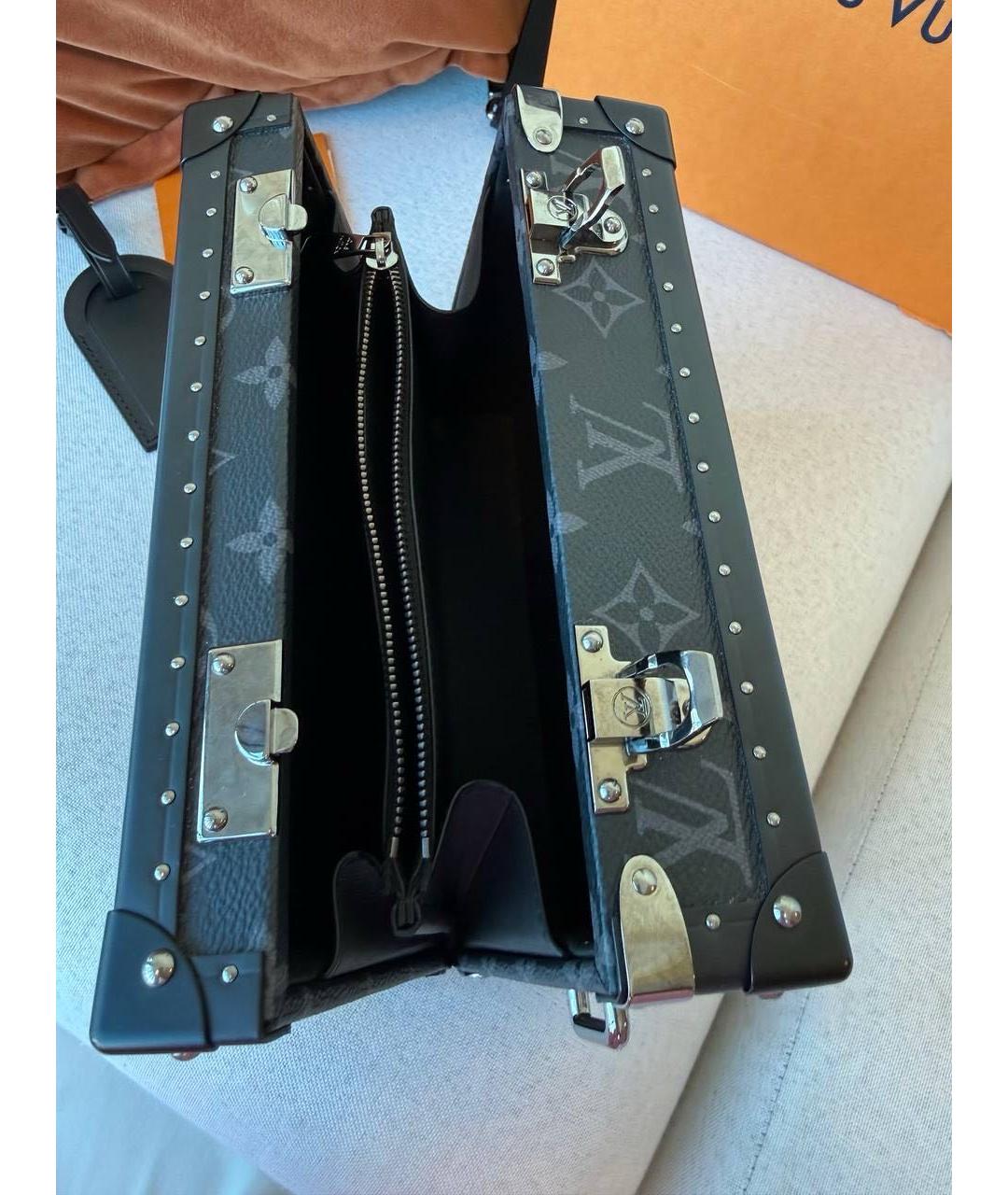 LOUIS VUITTON Черная сумка на плечо, фото 3
