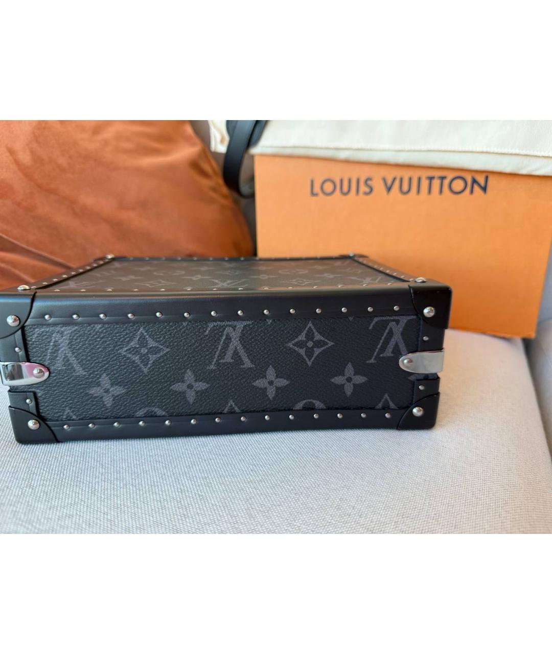 LOUIS VUITTON Черная сумка на плечо, фото 4