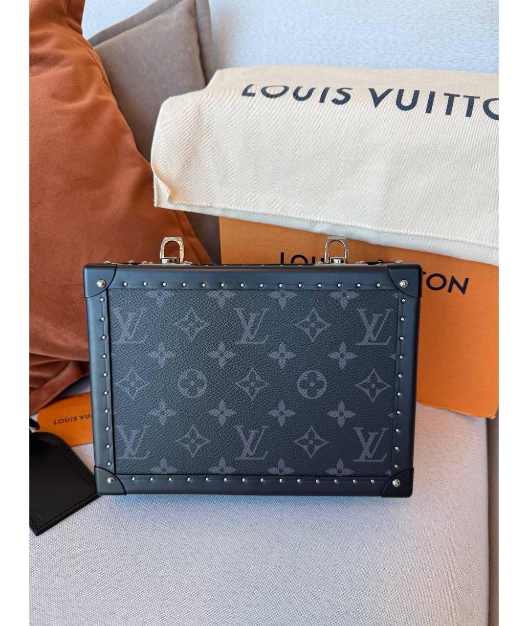 LOUIS VUITTON Черная сумка на плечо, фото 9