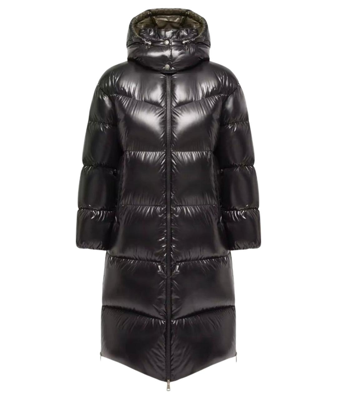 MONCLER Черный пуховик, фото 1