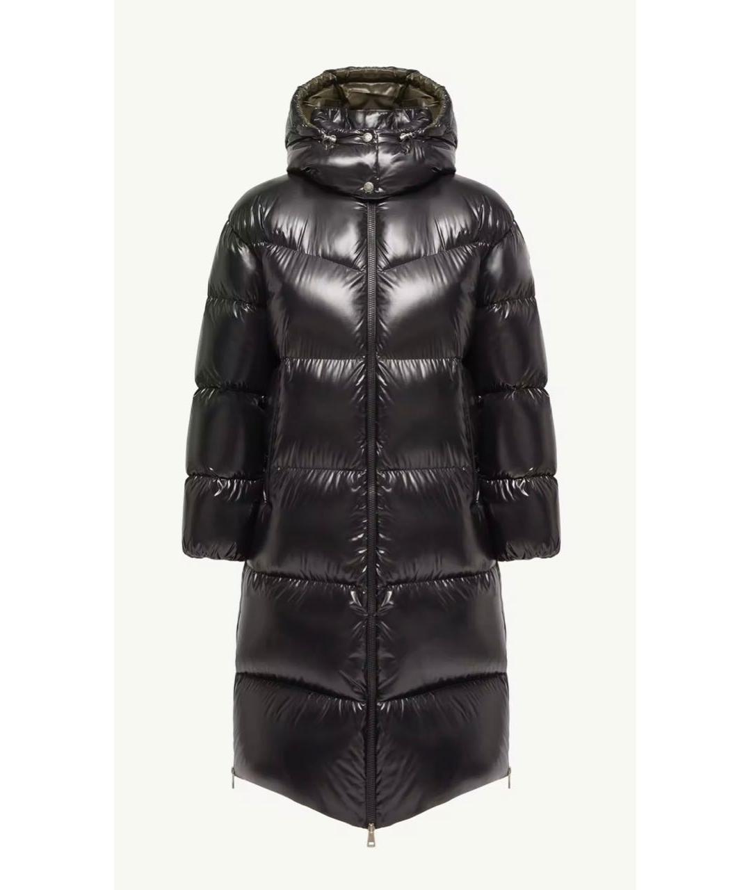 MONCLER Черный пуховик, фото 6