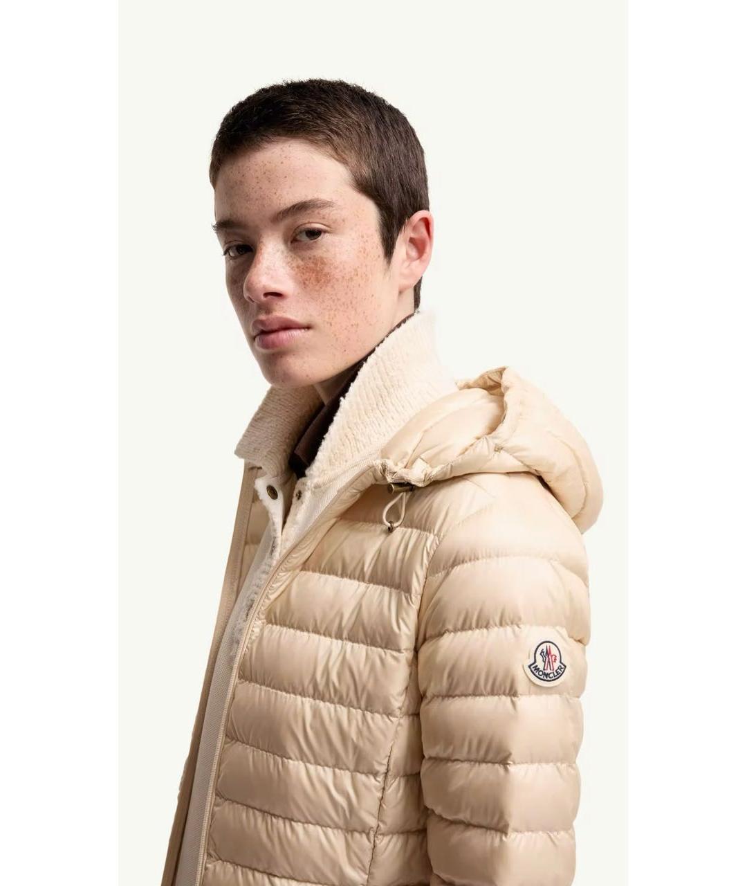 MONCLER Бежевая куртка, фото 2