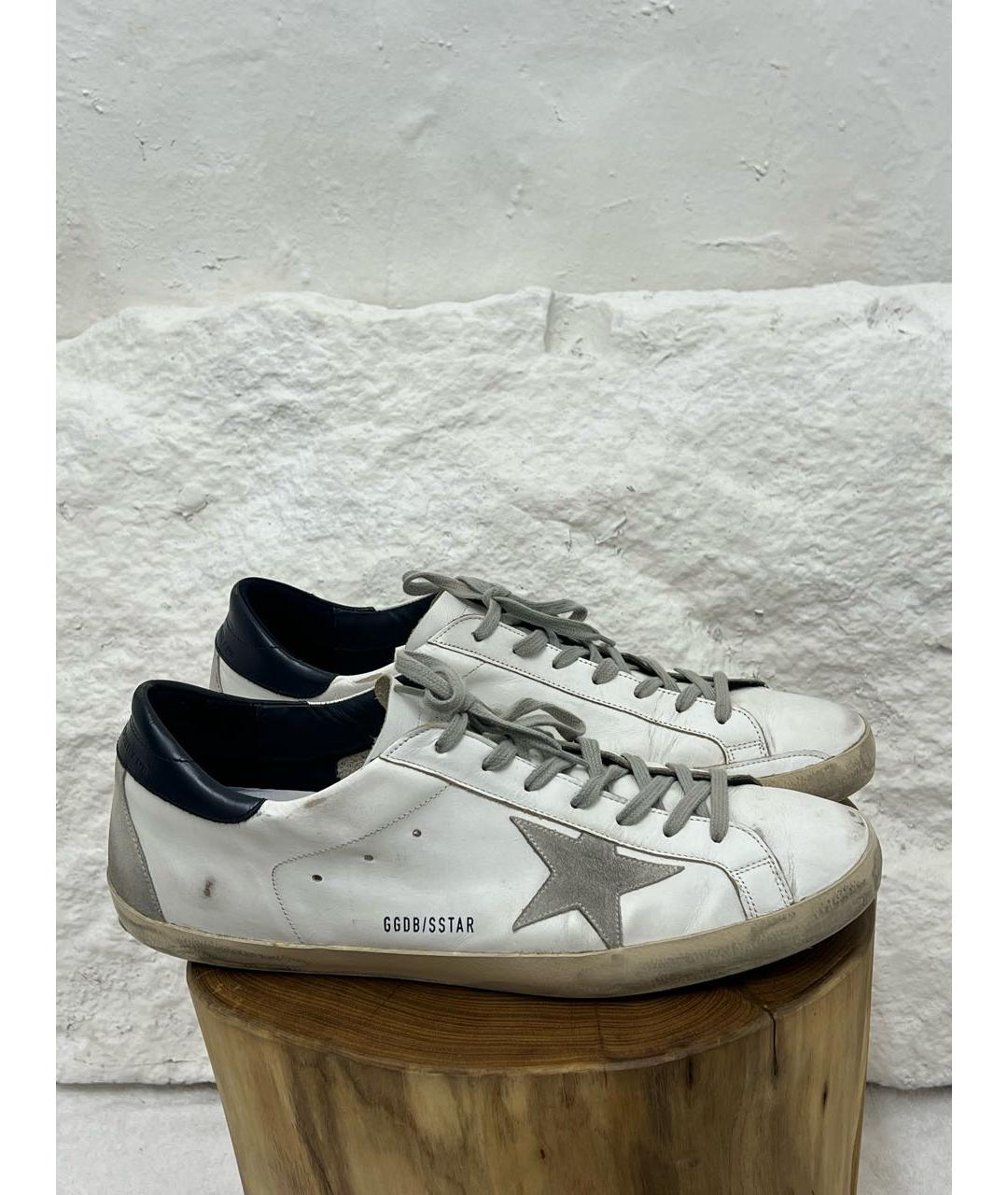 GOLDEN GOOSE Белые низкие кроссовки / кеды, фото 5