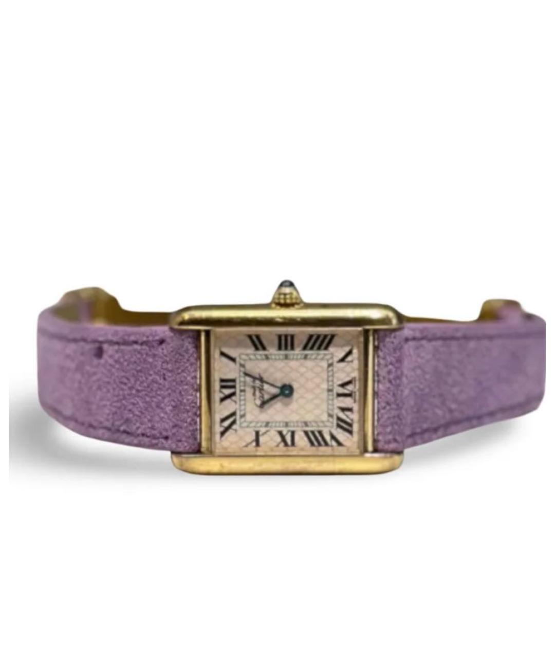 CARTIER Кожаные часы, фото 5