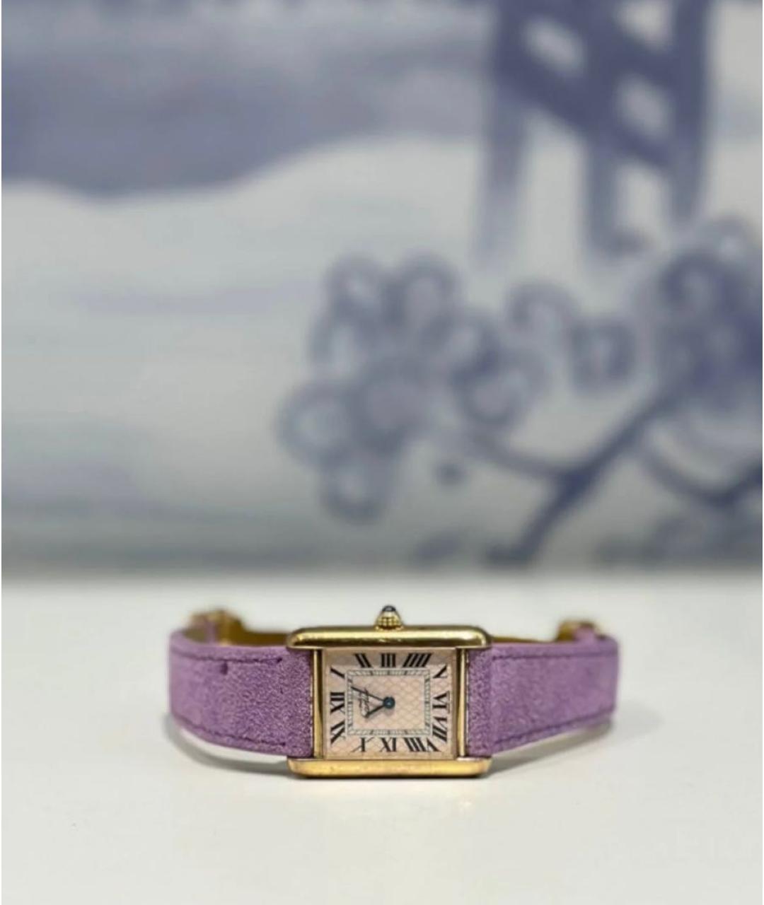 CARTIER Кожаные часы, фото 2