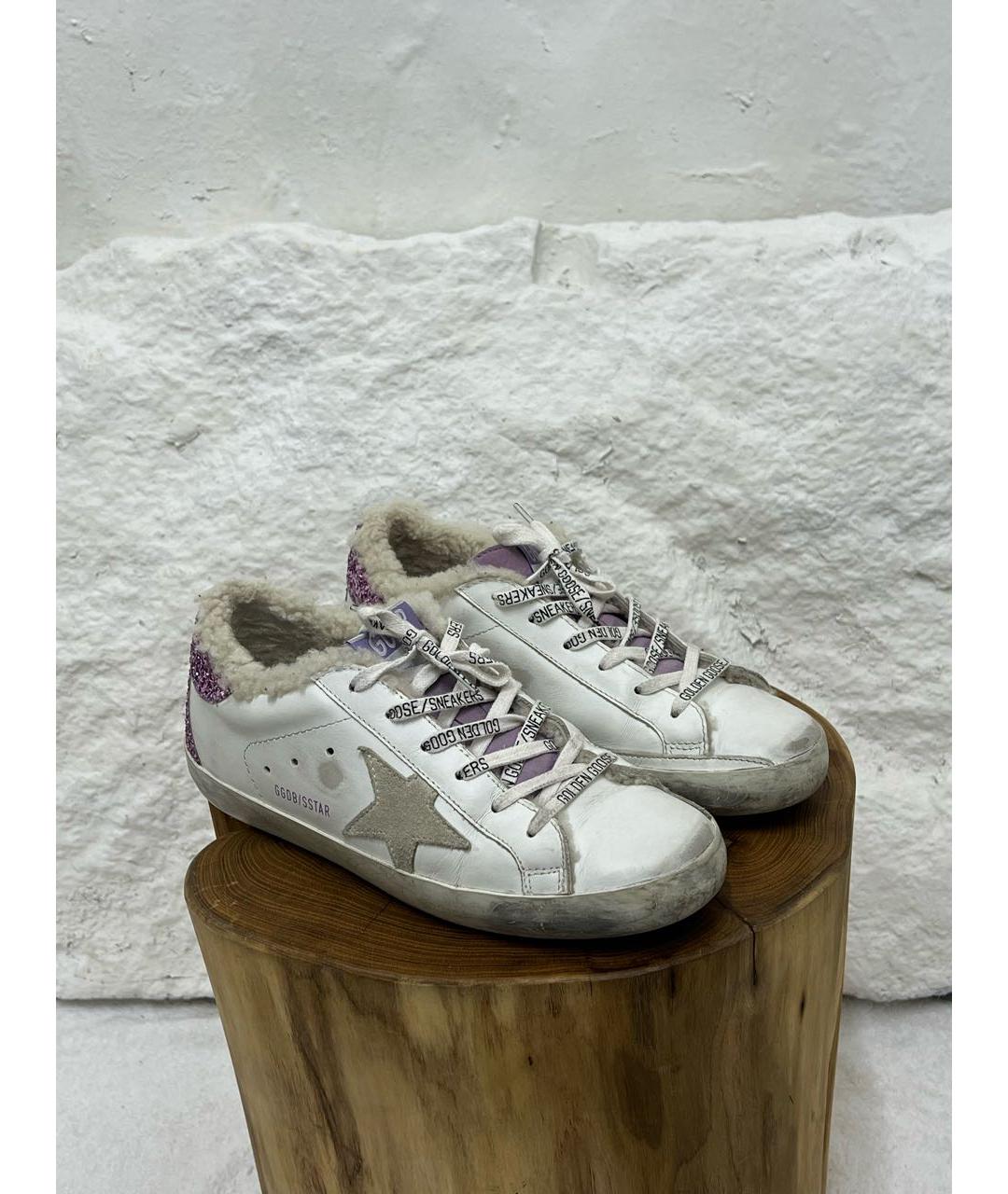 GOLDEN GOOSE Белые кеды, фото 2