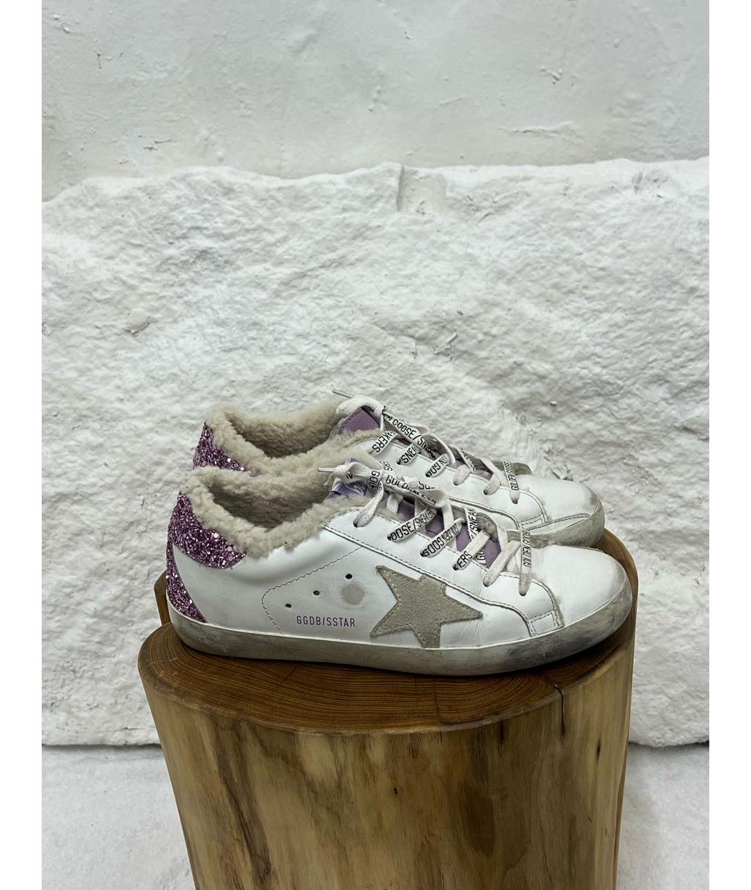 GOLDEN GOOSE Белые кеды, фото 5