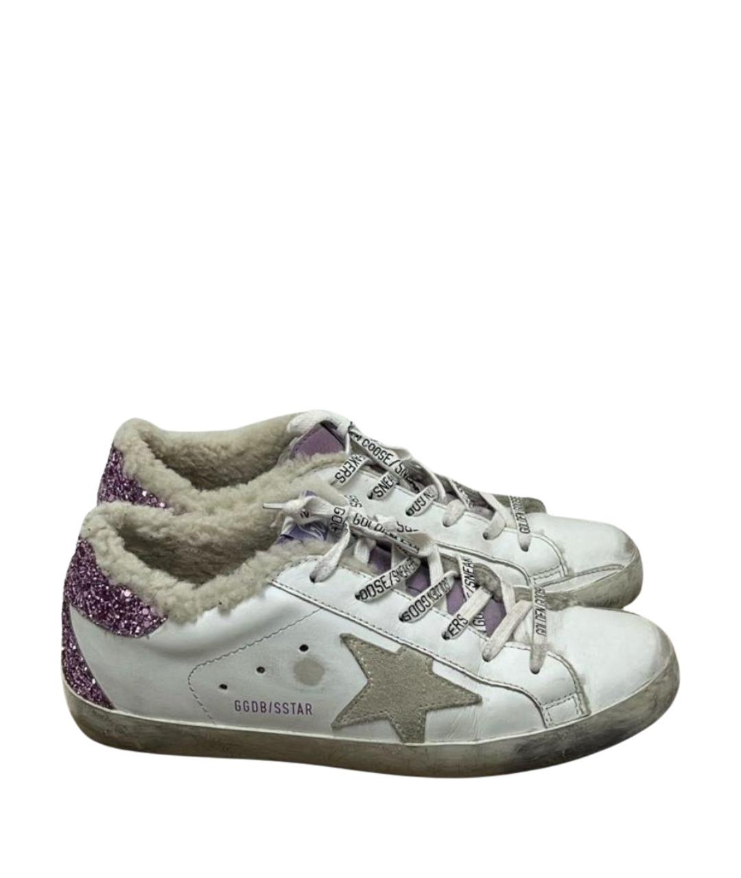 GOLDEN GOOSE Белые кеды, фото 1