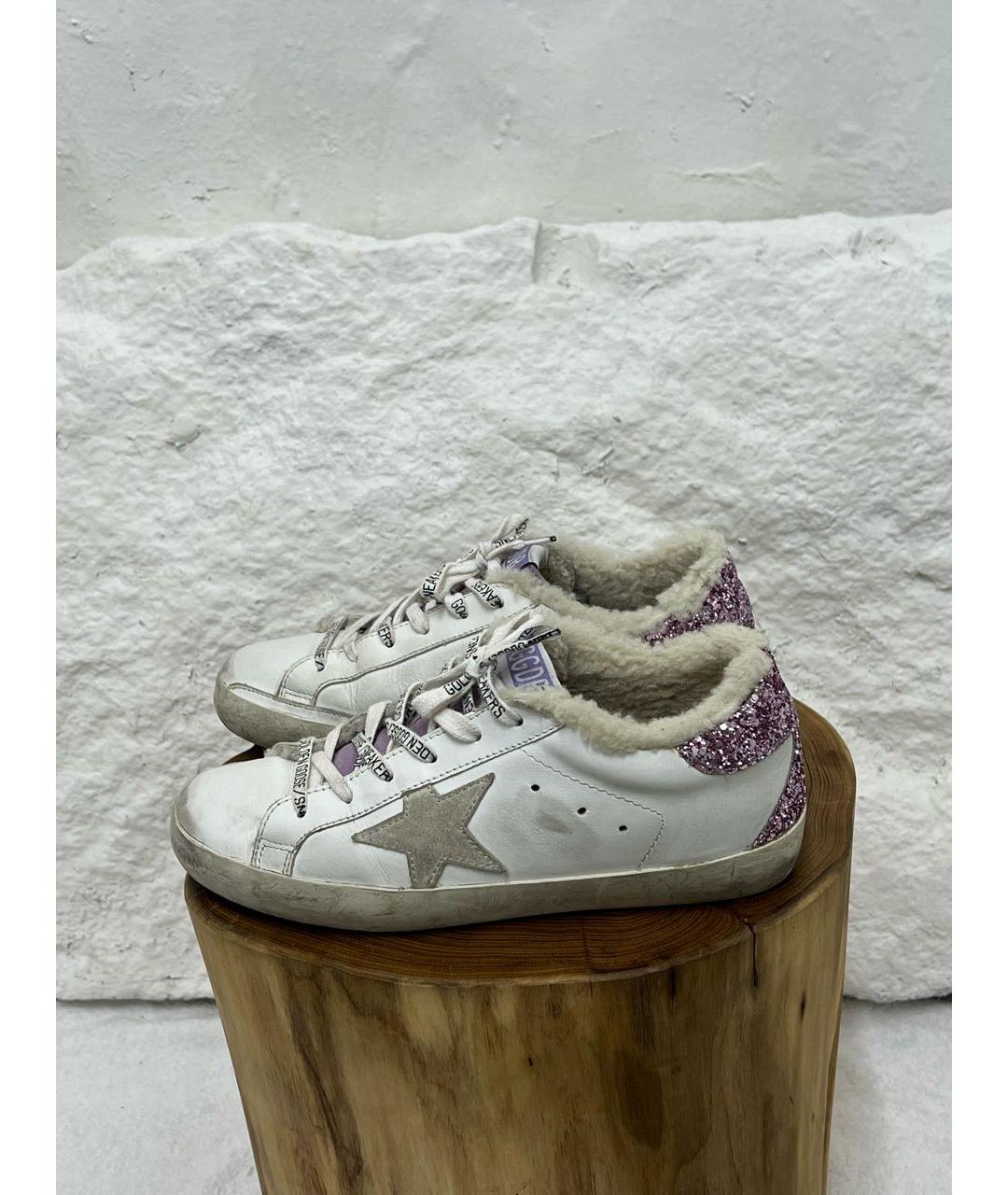 GOLDEN GOOSE Белые кеды, фото 3