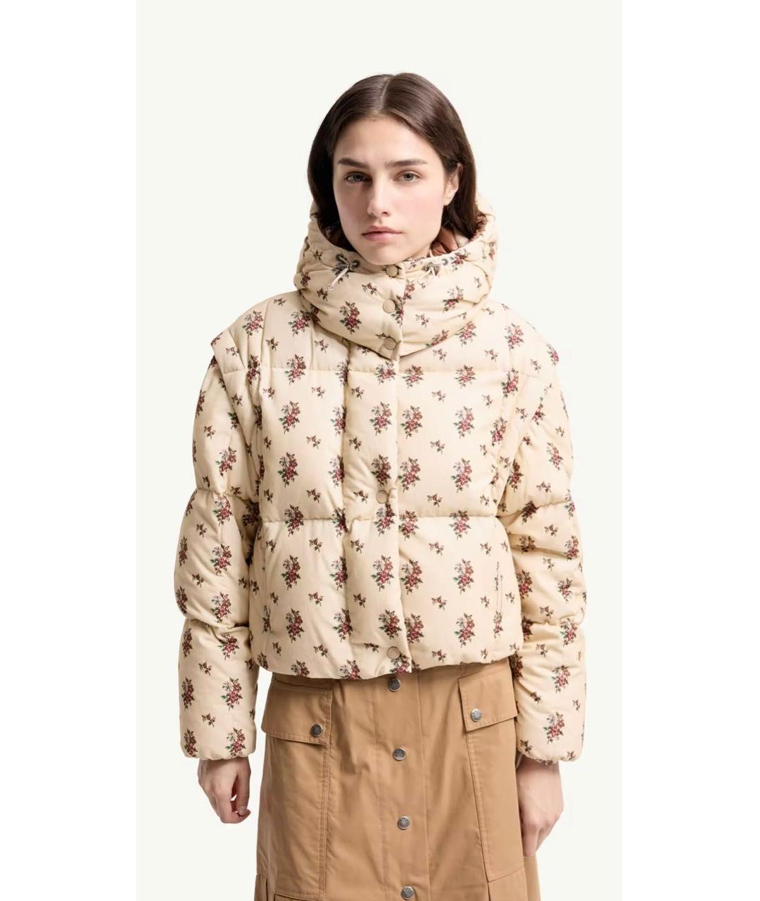 MONCLER Бежевая куртка, фото 4