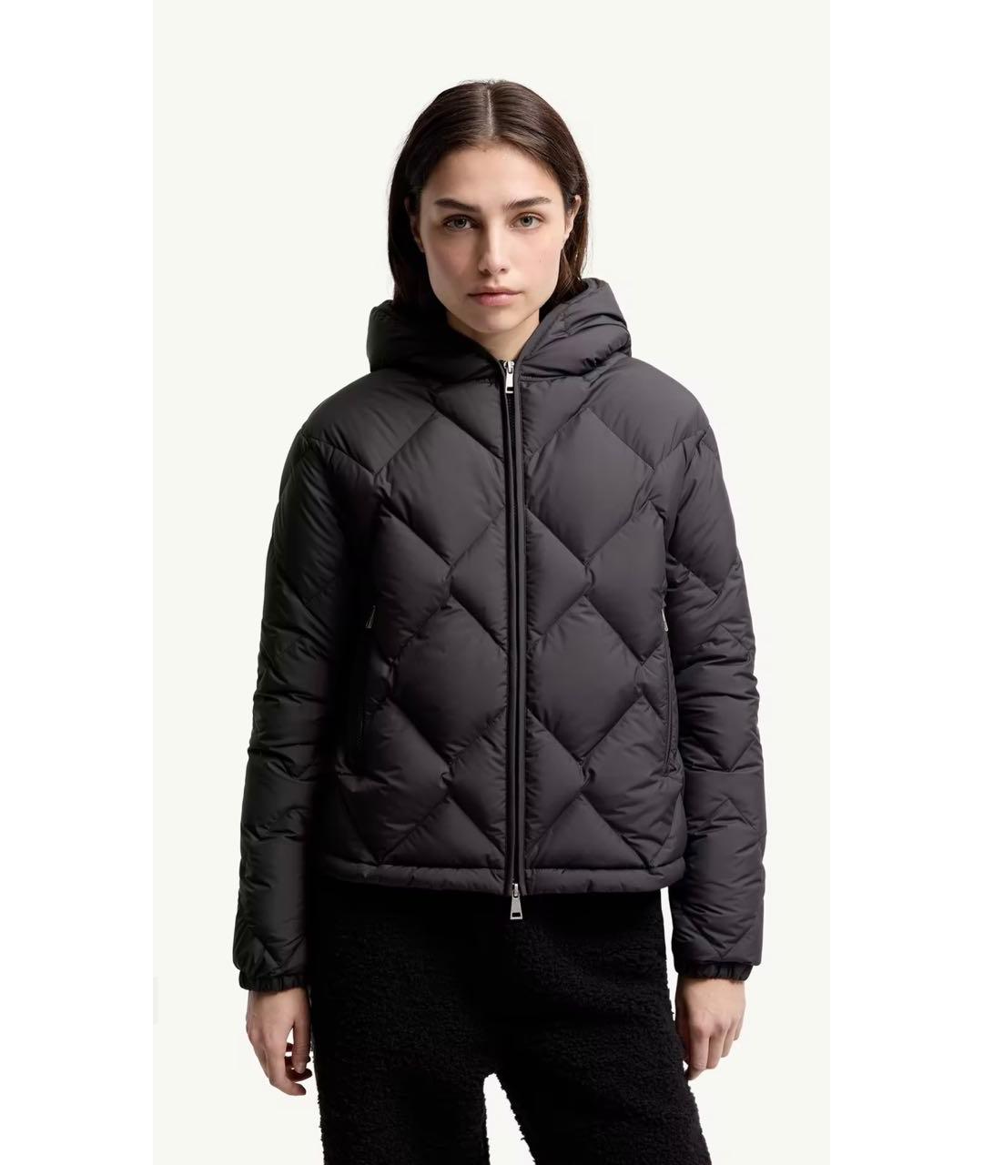 MONCLER Черная куртка, фото 2