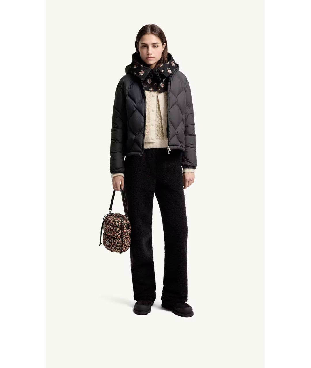 MONCLER Черная куртка, фото 4