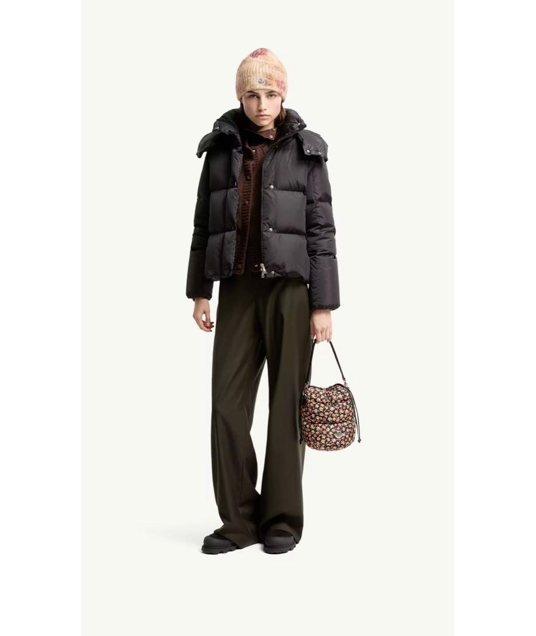MONCLER Черная куртка, фото 2