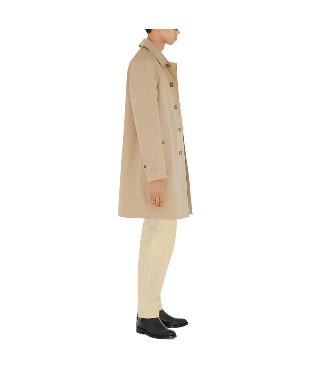 BURBERRY Хаки тренч / плащ, фото 4