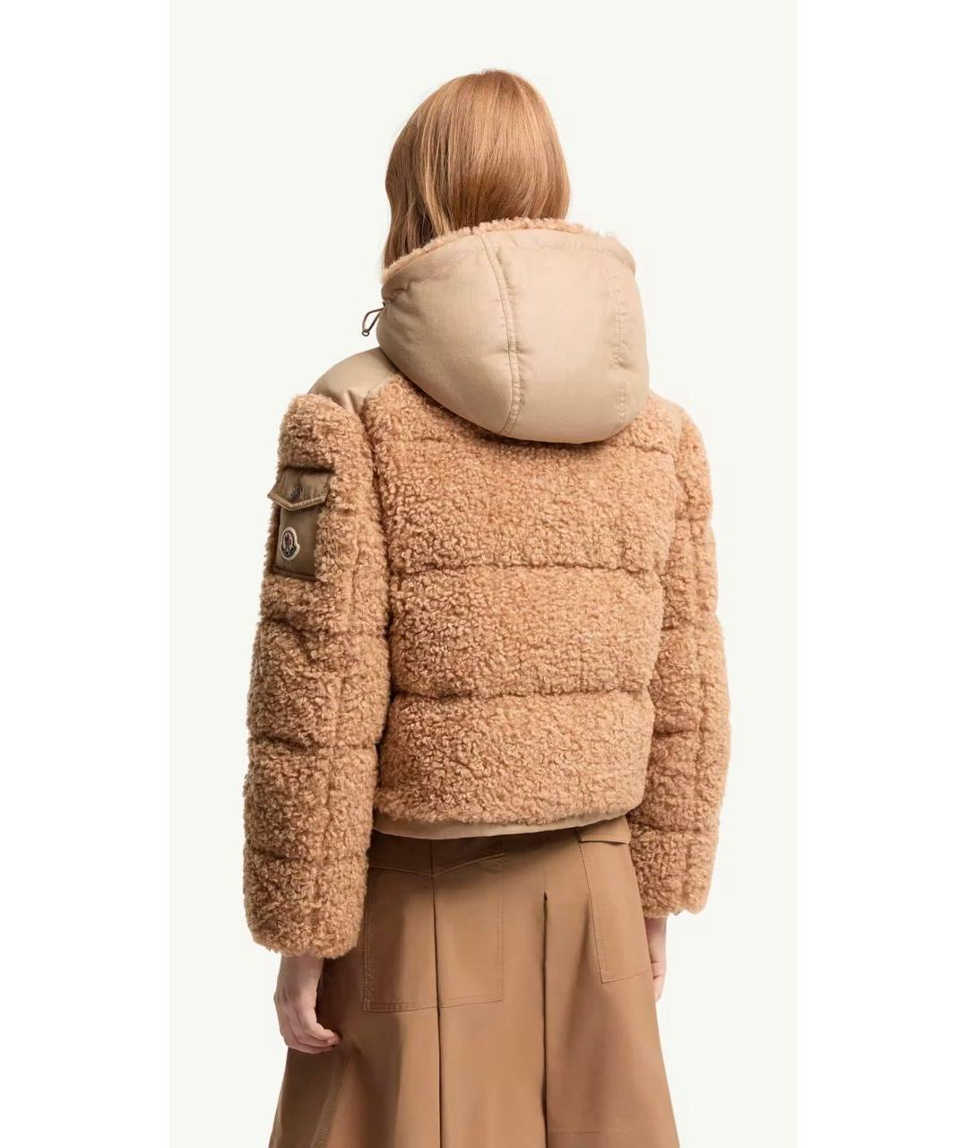 MONCLER Бежевая куртка, фото 5