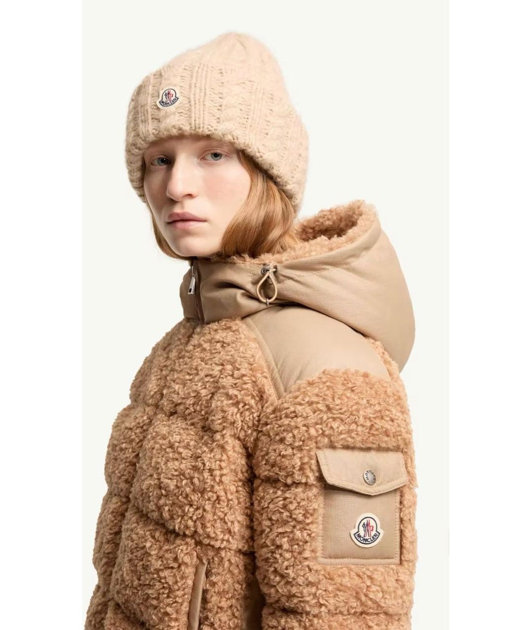 MONCLER Бежевая куртка, фото 3