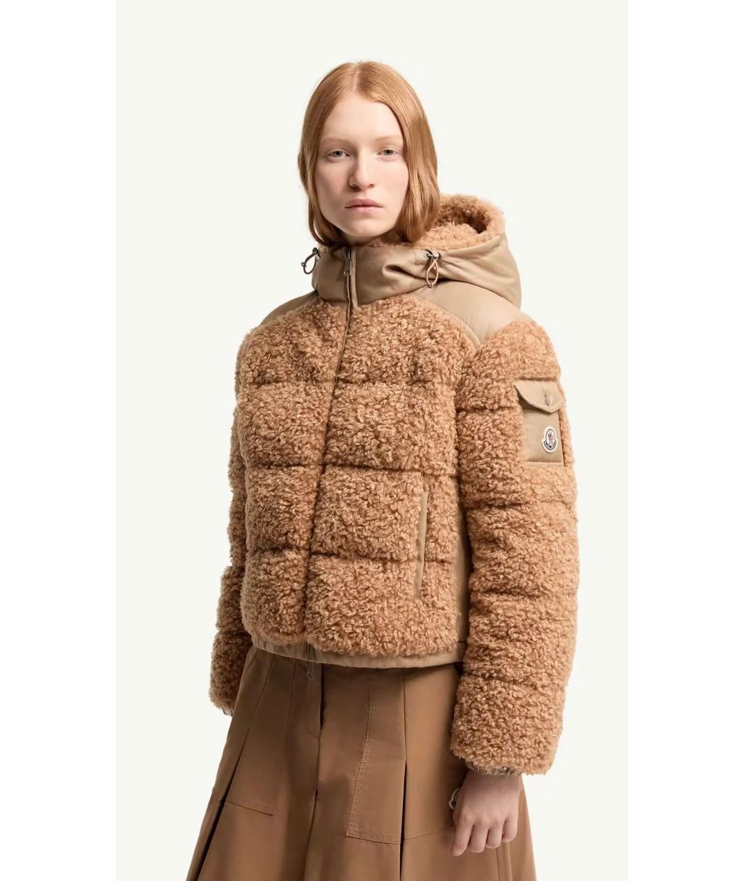 MONCLER Бежевая куртка, фото 4