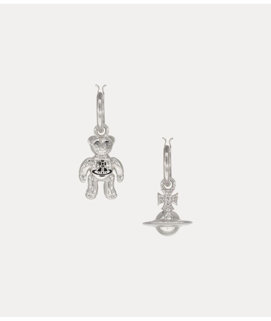 VIVIENNE WESTWOOD Серебряные латунные серьги, фото 3