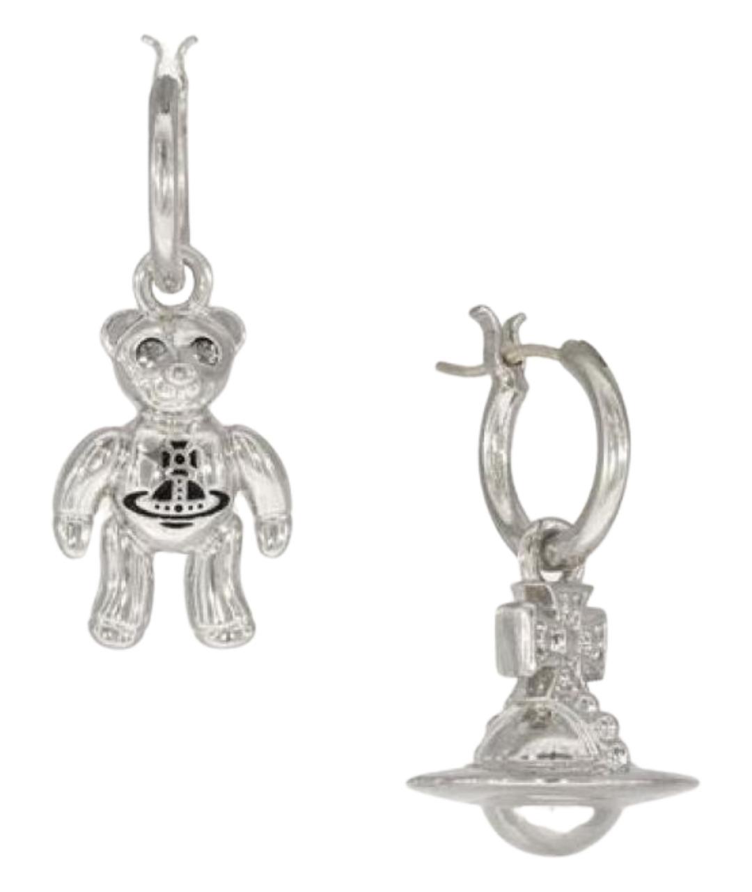VIVIENNE WESTWOOD Серебряные латунные серьги, фото 1