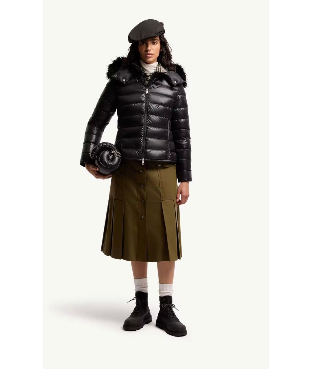 MONCLER Черная куртка, фото 2