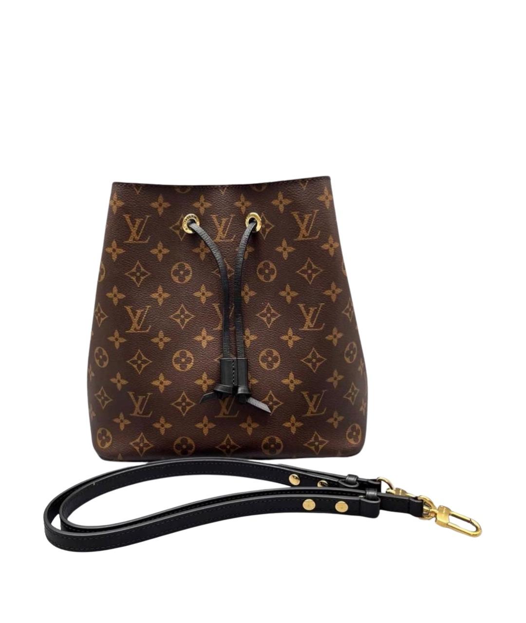 LOUIS VUITTON Черная сумка тоут из канвы, фото 1