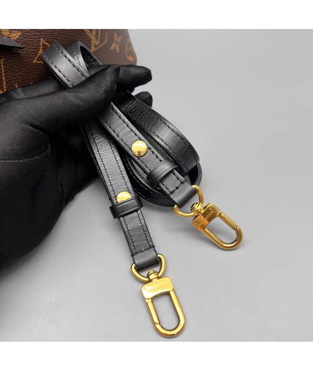 LOUIS VUITTON Черная сумка тоут из канвы, фото 6