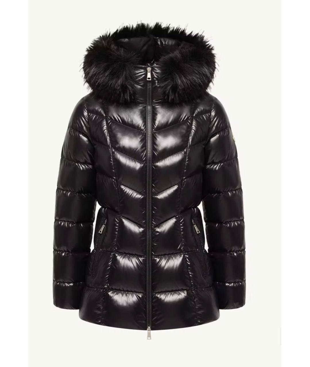 MONCLER Черный пуховик, фото 6