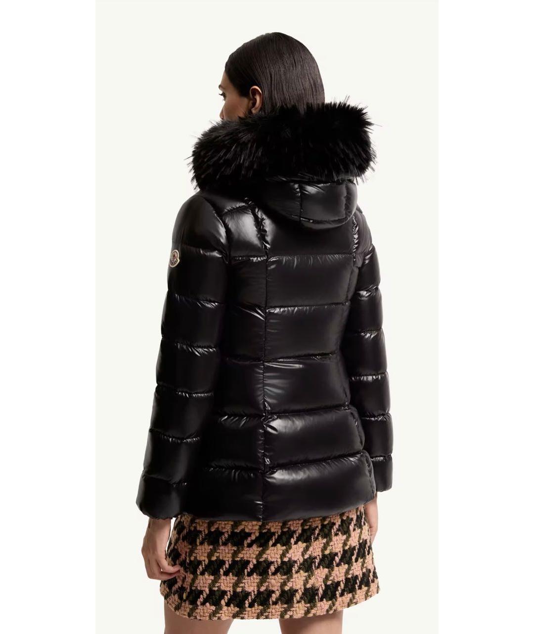 MONCLER Черный пуховик, фото 5