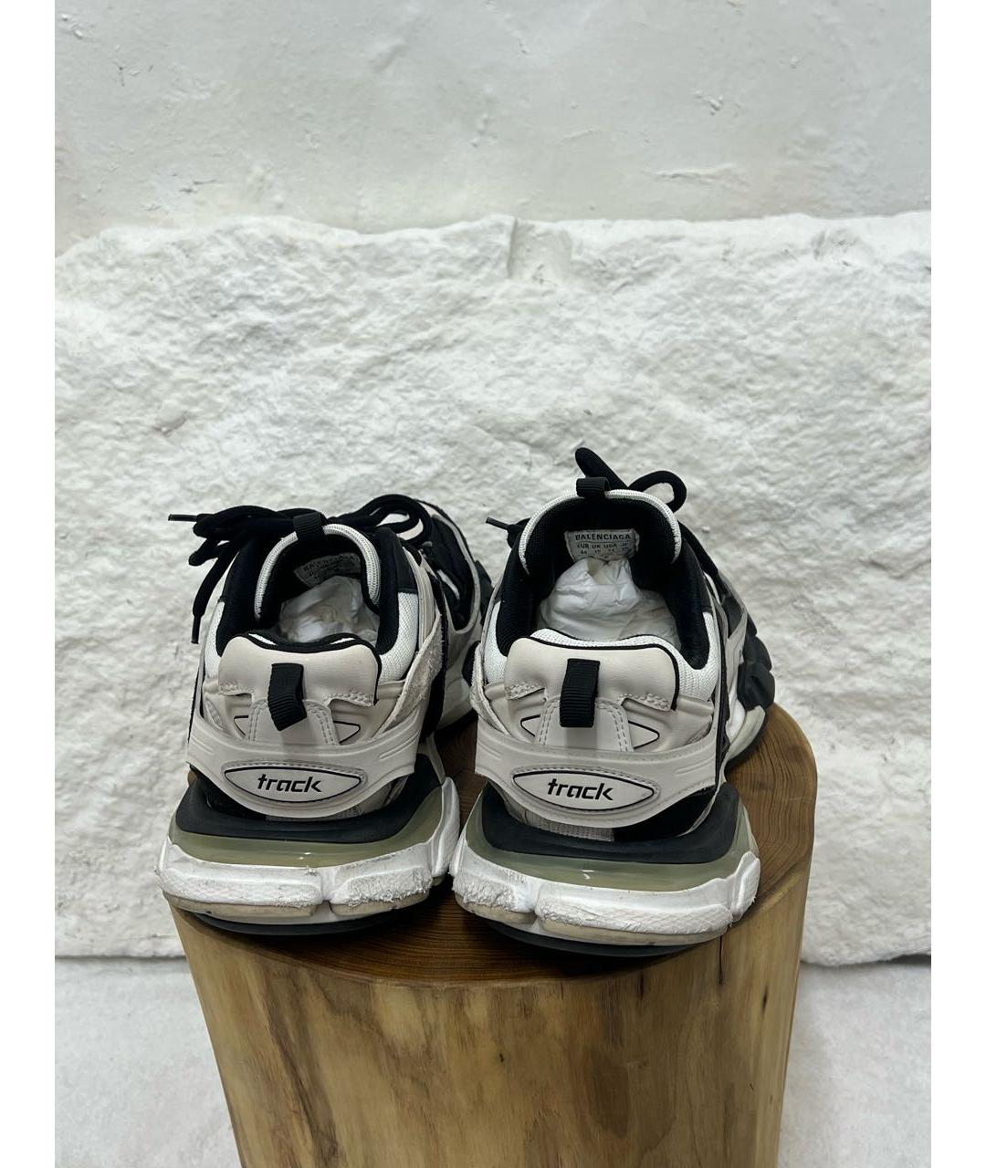BALENCIAGA Черные текстильные низкие кроссовки / кеды, фото 4