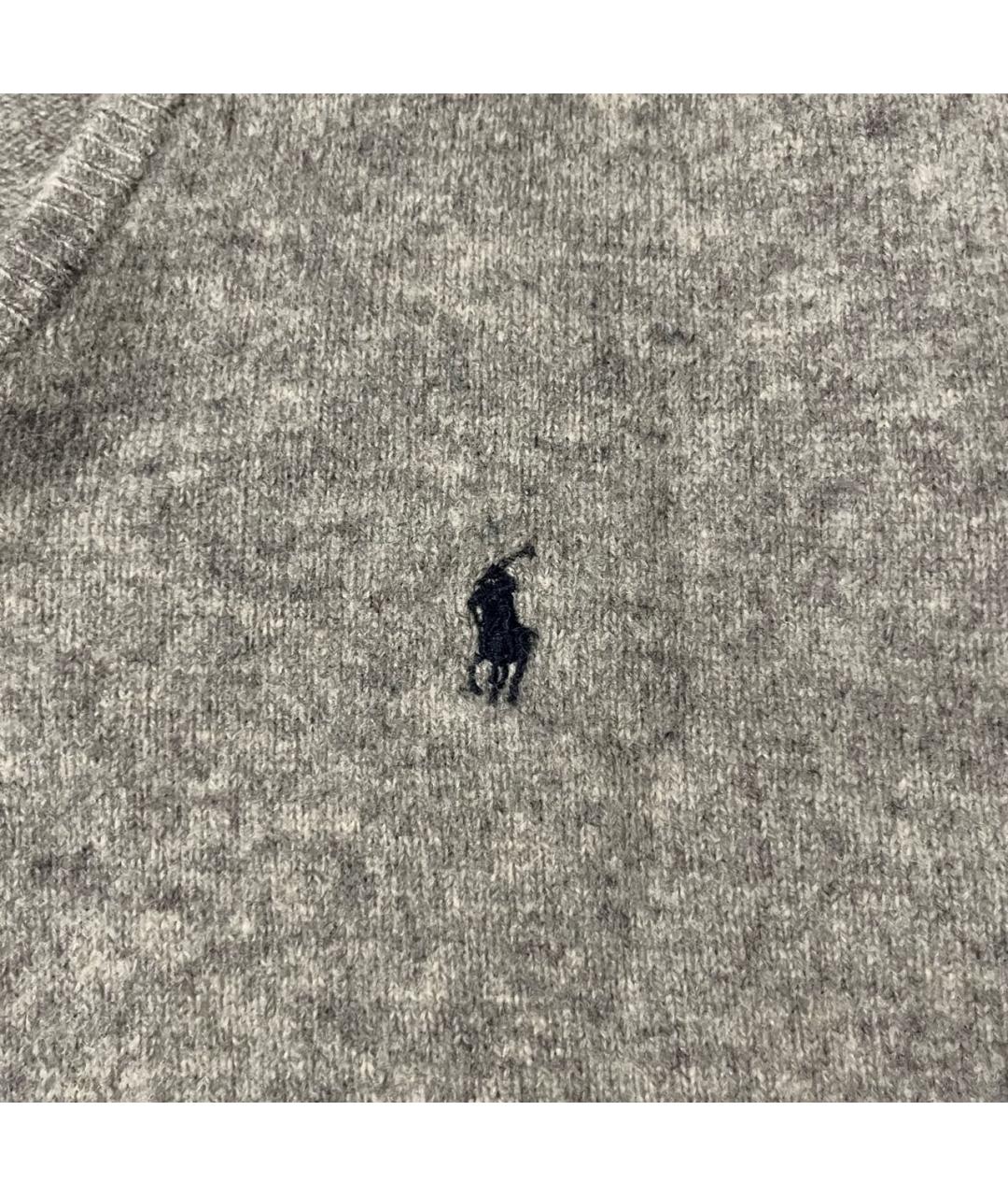POLO RALPH LAUREN Серый шерстяной джемпер / свитер, фото 4