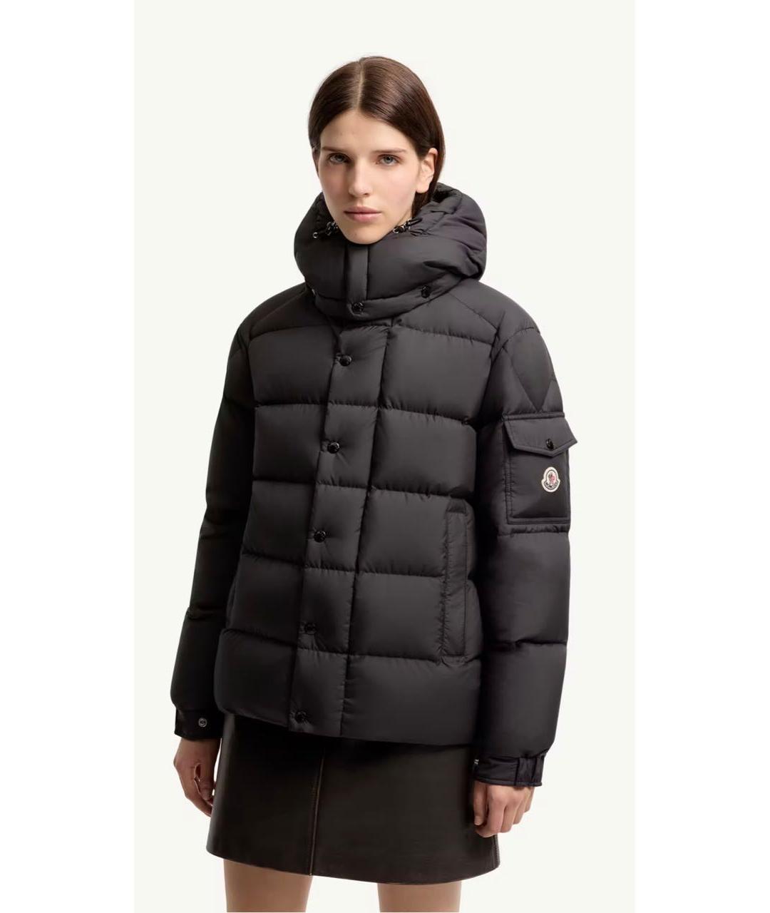 MONCLER Черная куртка, фото 2