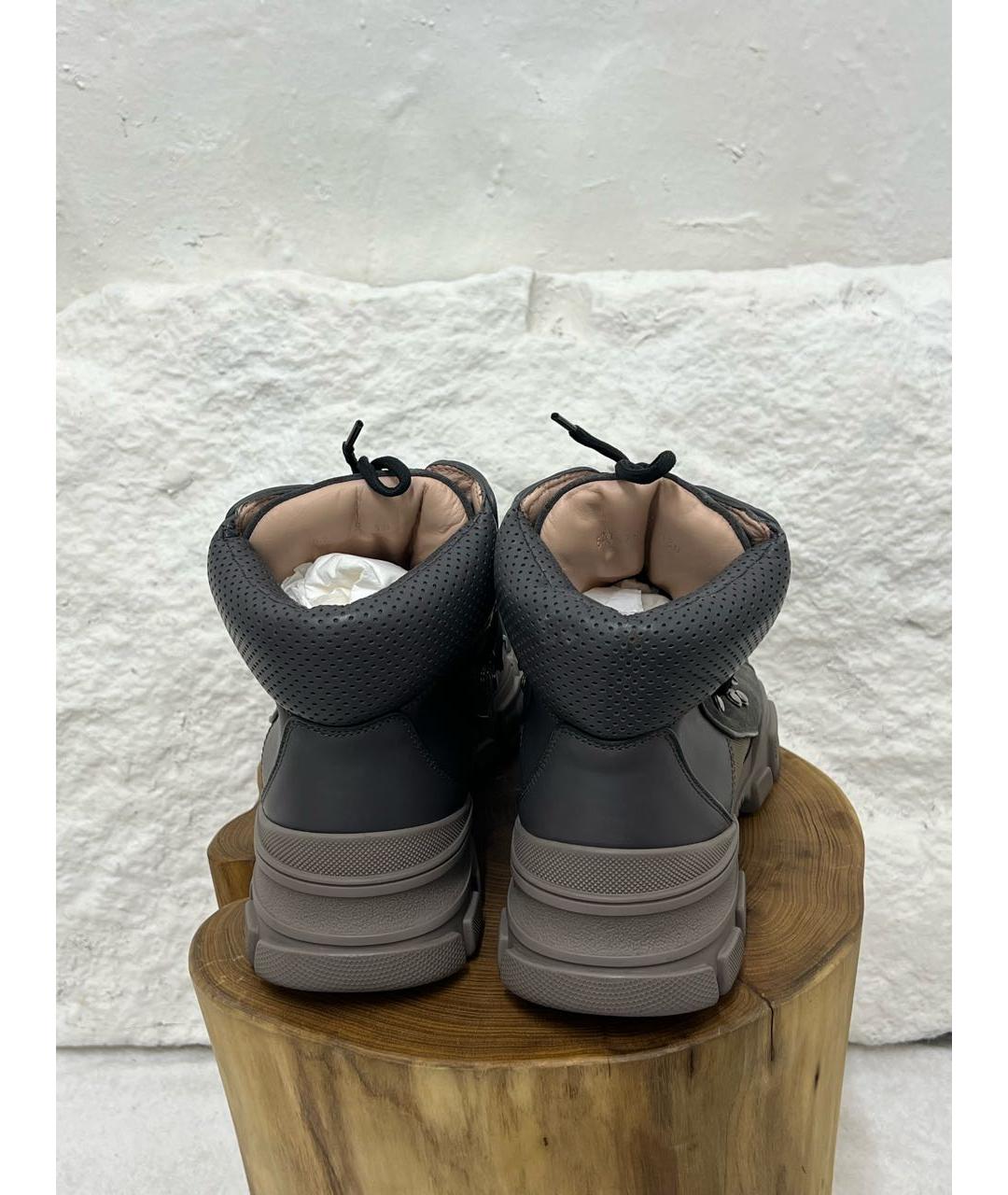 GUCCI Высокие кроссовки / кеды, фото 4