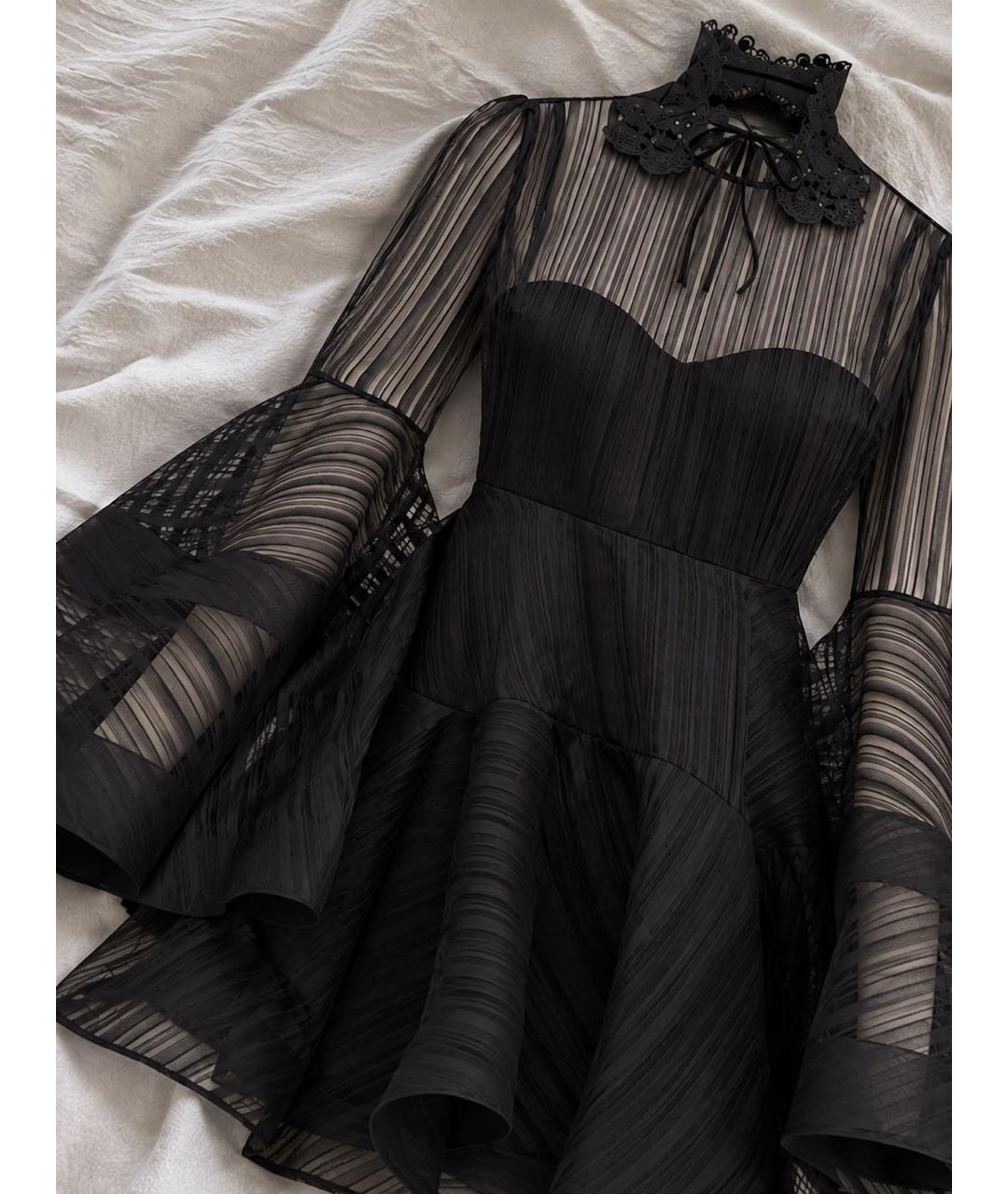 ZIMMERMANN Черное коктейльное платье, фото 3