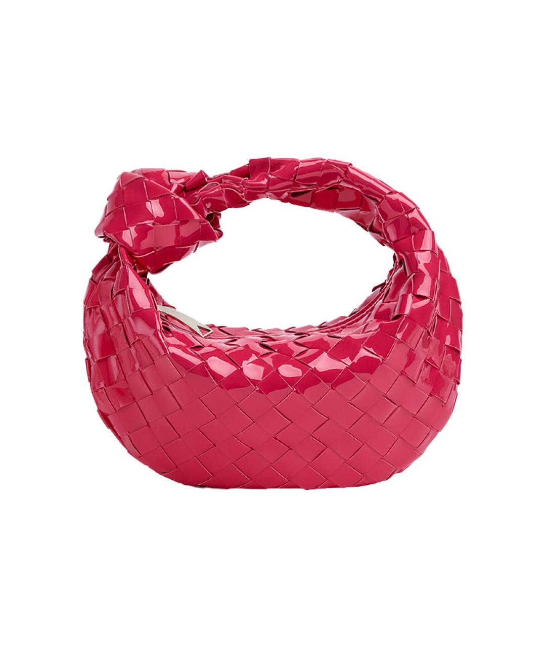 BOTTEGA VENETA Розовая кожаная сумка через плечо, фото 1