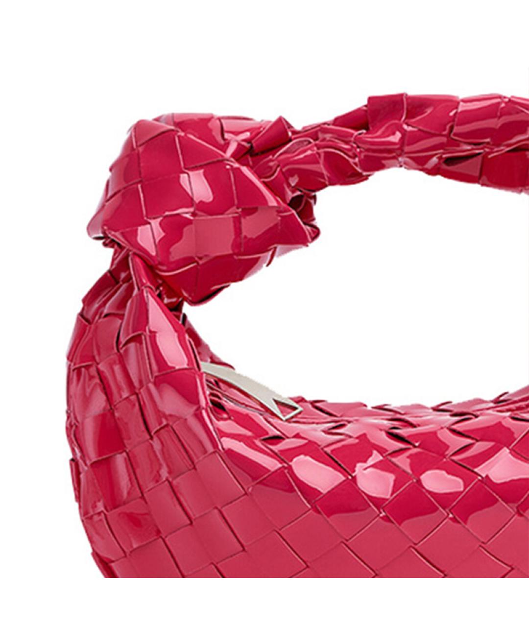 BOTTEGA VENETA Розовая кожаная сумка через плечо, фото 4