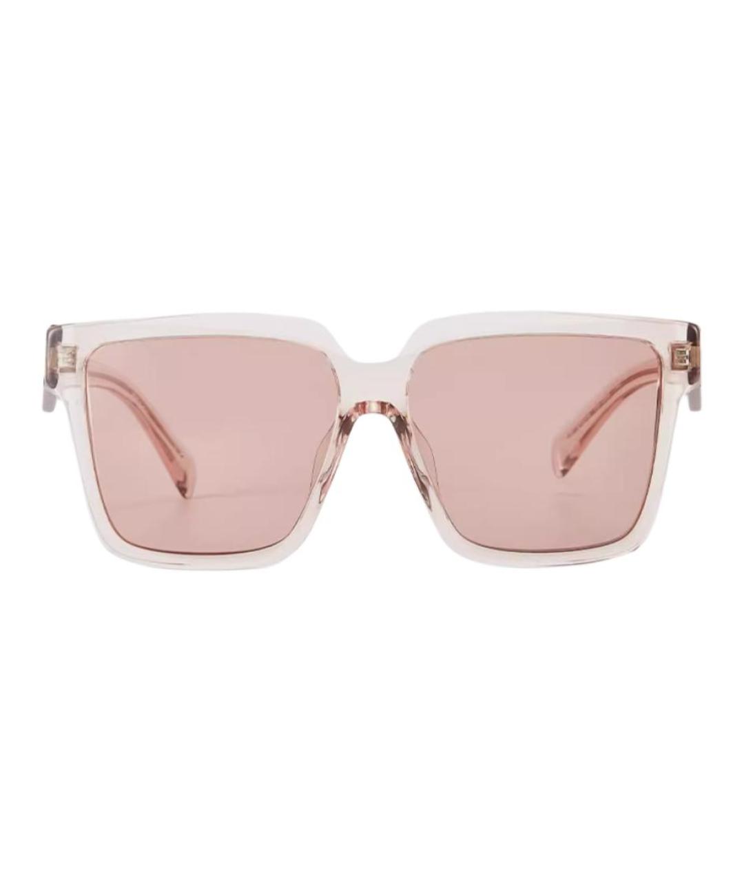 PRADA Розовые пластиковые солнцезащитные очки, фото 2