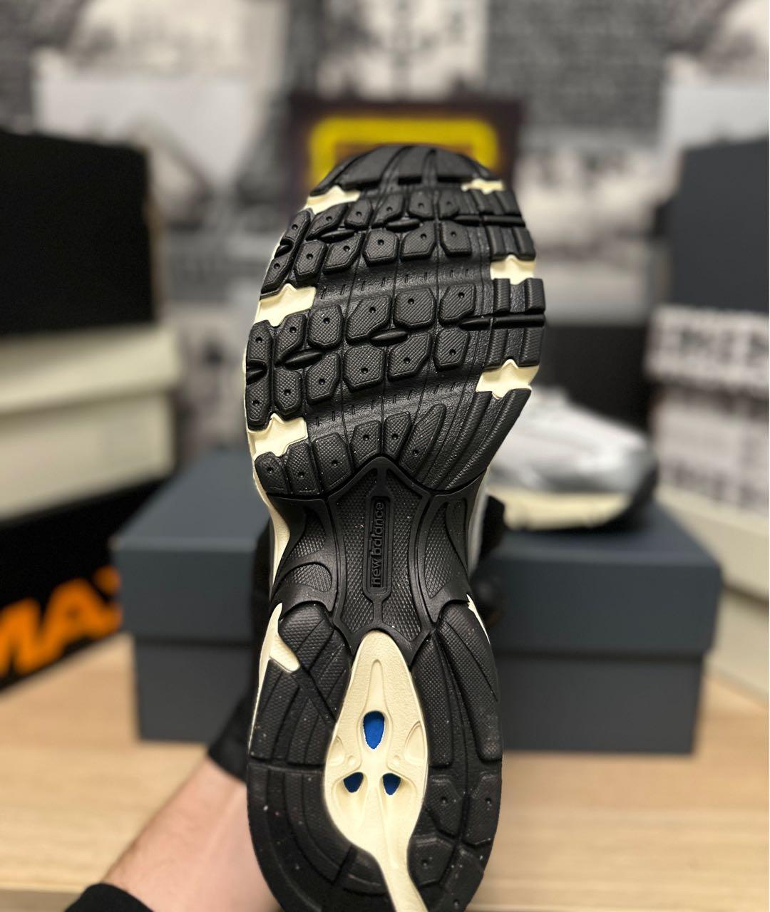 NEW BALANCE Серебряные кроссовки из искусственной кожи, фото 4