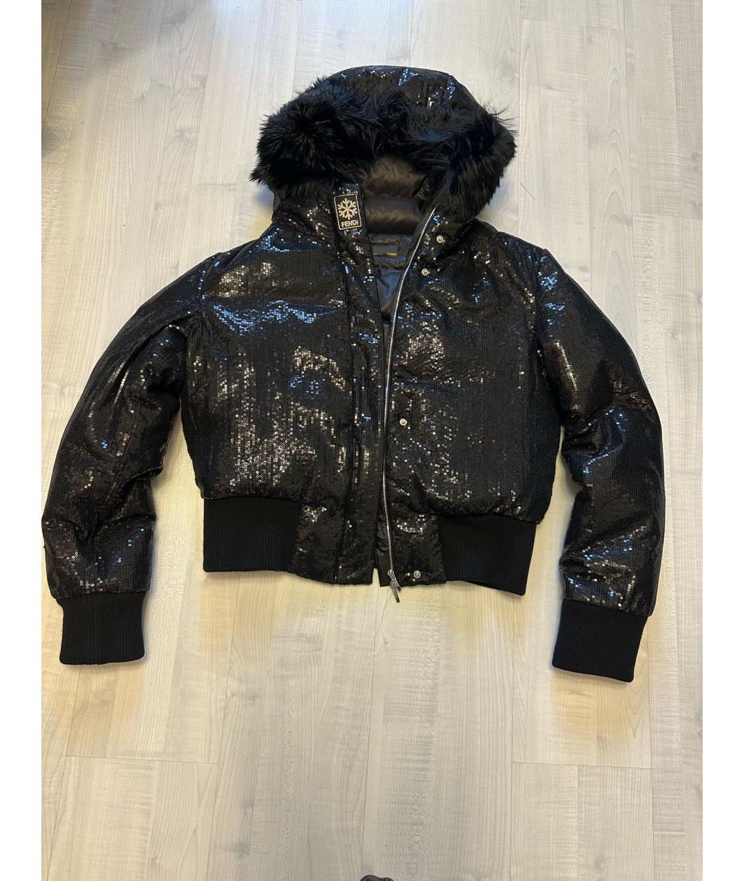 FENDI Черная куртка, фото 8