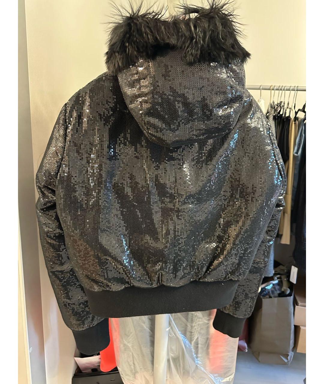 FENDI Черная куртка, фото 2