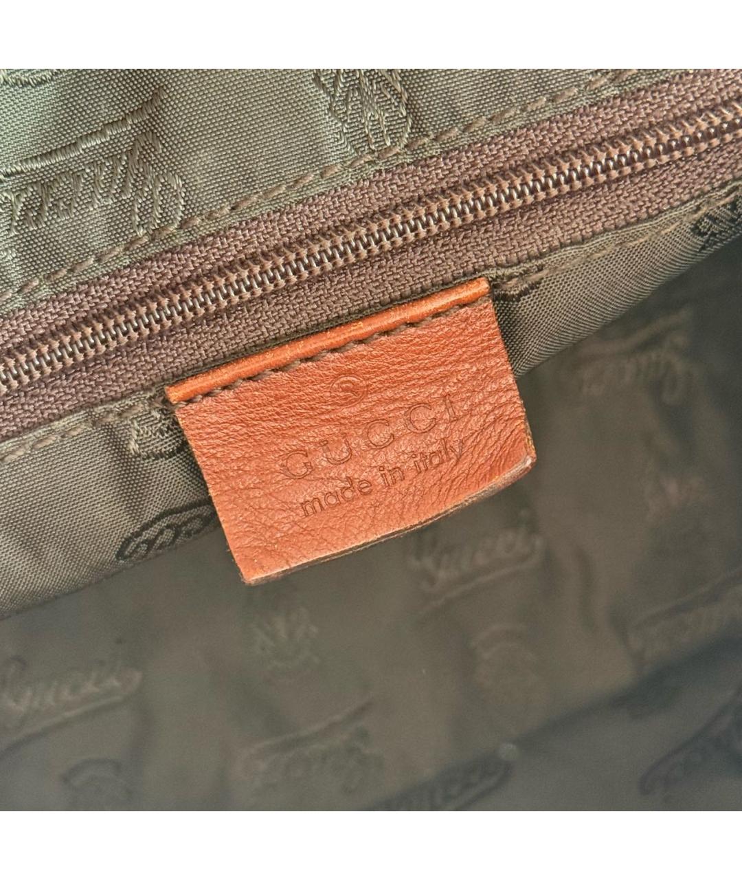 GUCCI Розовая сумка с короткими ручками из канвы, фото 8